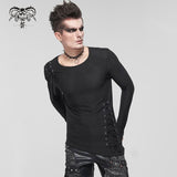 Moshpit' Punk Mesh Asymmetric Hem Tee