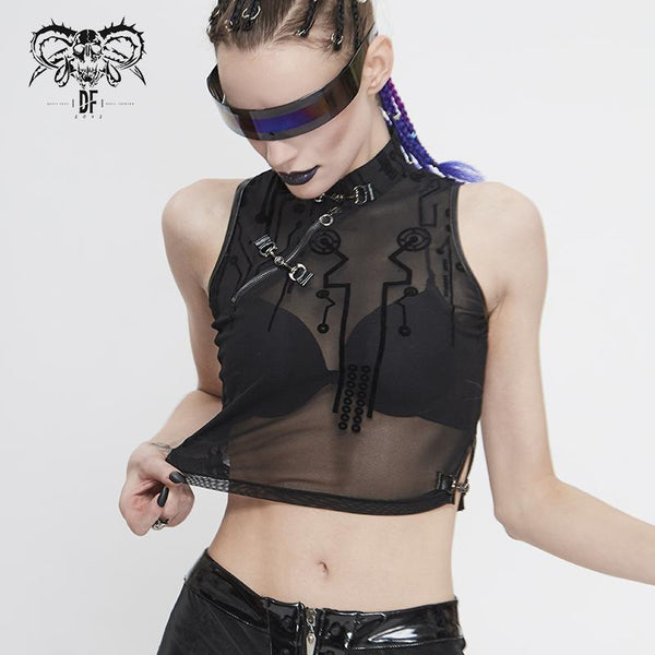 'Atomic' Cyberpunk Crop Top | Cyberpunk Clothes, Futuristic Outfits