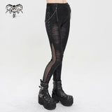 Lady Killer' Punk Distressed Trousers