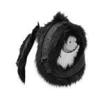 Winter Men Cape Collar Punk Long Coat With Fur