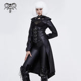 'Sonic Reducer' Punk Hollow-Out Long Coat