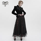 'Sanctuary' Gothic Lace Flared Skirt