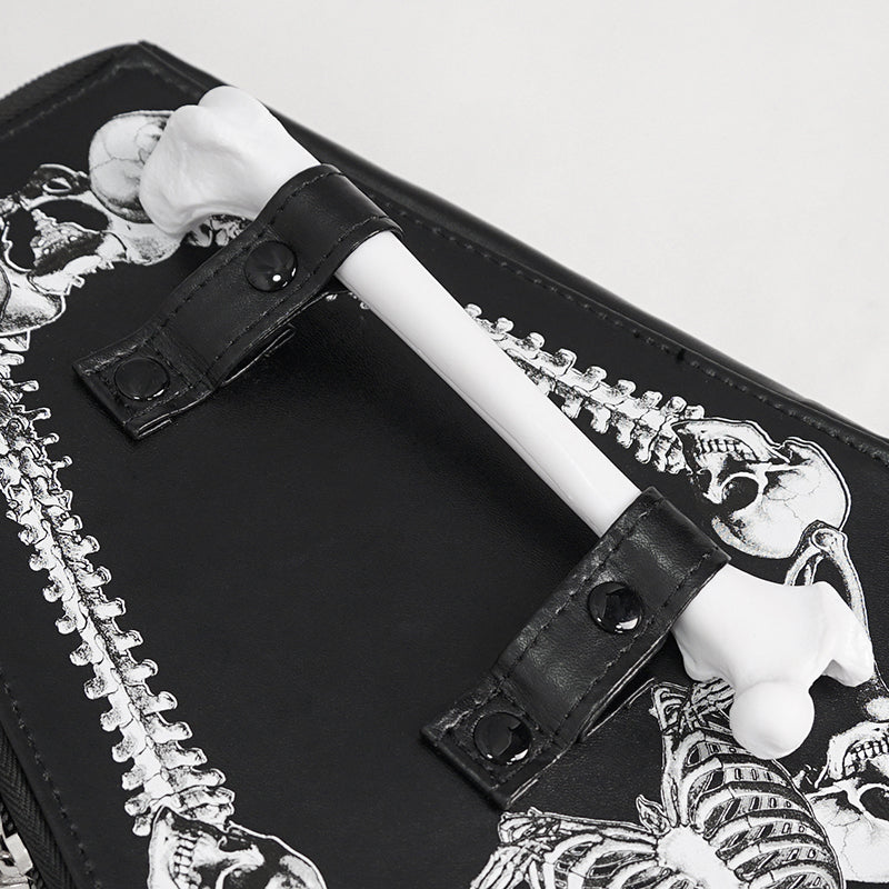 'Coffin Of Desire' Gothic Printed Shoulder Bag