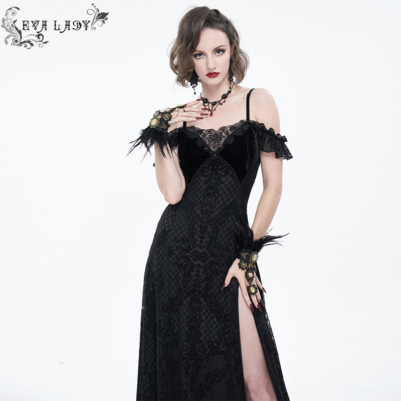 'Burn the Witch' Gothic Slip Dress