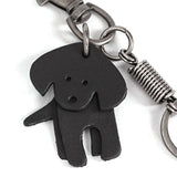'Hachiko' Punk Keychain (Black)