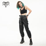 'Hunter's Night' Punk Cargo Pants With Chain And Bag