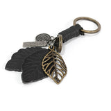 'Leaves From The Wine' Punk Keychain (Black)