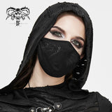 Devil Fashion Unisex 3D Wing Printing Punk Black Cotton Mask