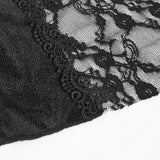 'Last Flight' Gothic Asymmetric Flared Pants (Black)