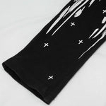 Pt136 Punk Skull Wing Printed Leggings