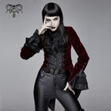 'Murder Miss-tery' Gothic Blazer With Swallowtail.