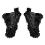 Winter Men Cape Collar Punk Long Coat With Fur