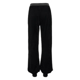 'Disorient' Gothic Flared Pants With Mesh Panels