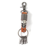 'Skull and Bones' Punk Keychain (Brown)