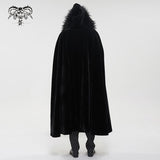 'No Longer Human' Gothic Fur Cloak