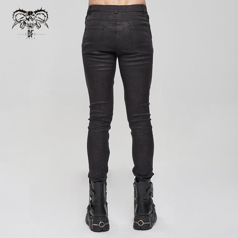 'Pulverize' Punk Fitted Pentagram Trousers