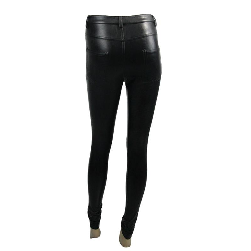 Pt065 Gothic Daily Life Sexy Women Leather Leggings