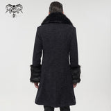 'Master Of Death' Gothic Fur Collar Coat (Ale)