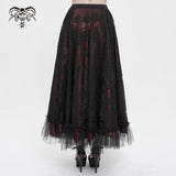 'Sanctuary' Gothic Lace Flared Skirt