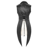 'Daemon' Gothic Swallow-tailed Buckled Vest