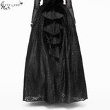 Eskt014 Buttocks Three Dimensional Embroidered Dress Half Skirt With Pannier