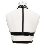 Tt154 Punk Patent Leather Sexy Tube Top