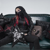 'Fragile Dreams' Gothic Floral Pillow