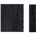 Punk Asymmetrical Women Broken Holes Black Hooded Cape