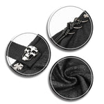 Gothic Noble Count Darkness High Neck Cotton And Linen Tattered Cloak