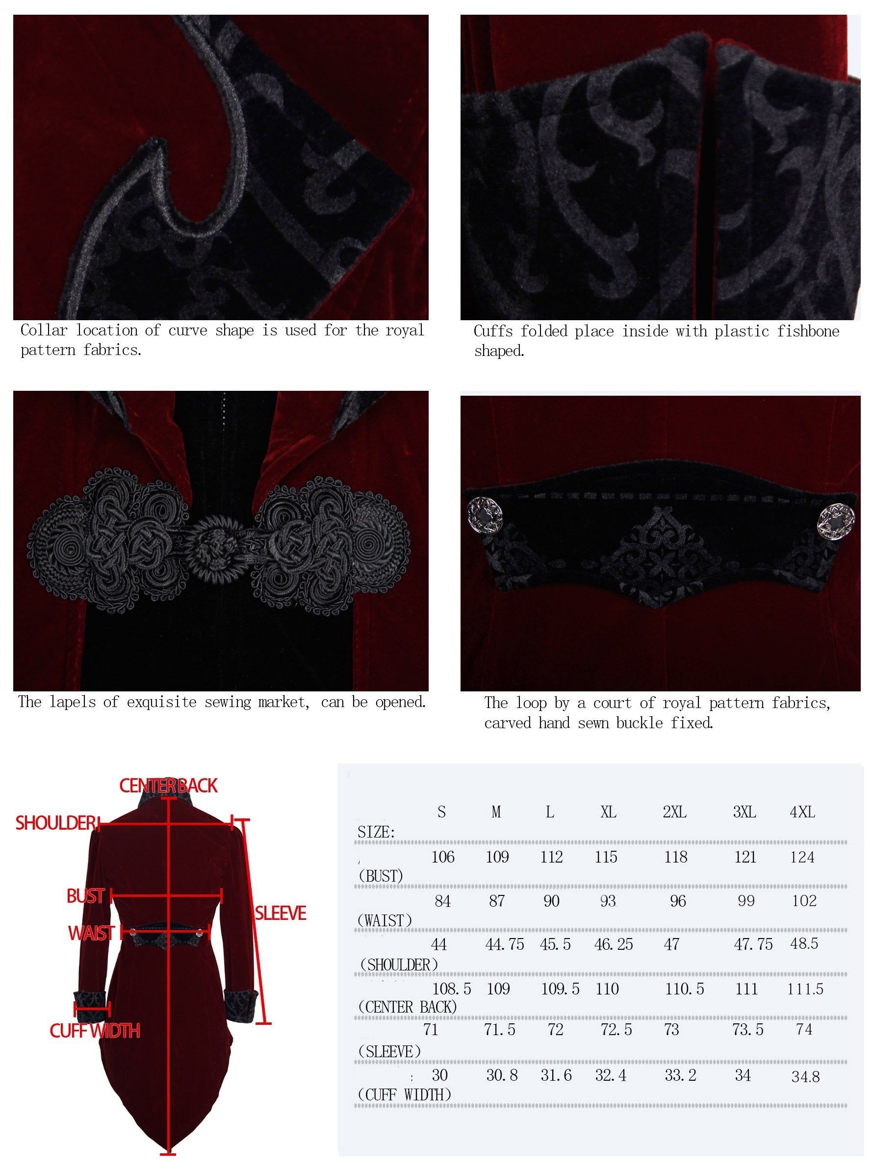 Victorian Dandy' Formal Swallow-tail Goth Coat