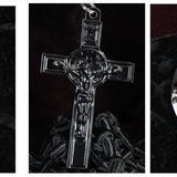 Gothic Black And Red Patchwork Winter Velveteen Women Long Coat