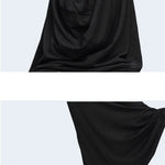 Daily Life Classic Style Flared Sleeve Women Hooded Knit Dress