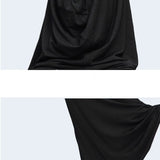 Daily Life Classic Style Flared Sleeve Women Hooded Knit Dress