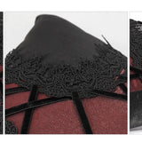 'Twisted' Gothic Cross-shaped Pillow (Ink)