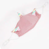 Cute Pink Cartoon Unicorn Little Girls Cotton Kid Mask