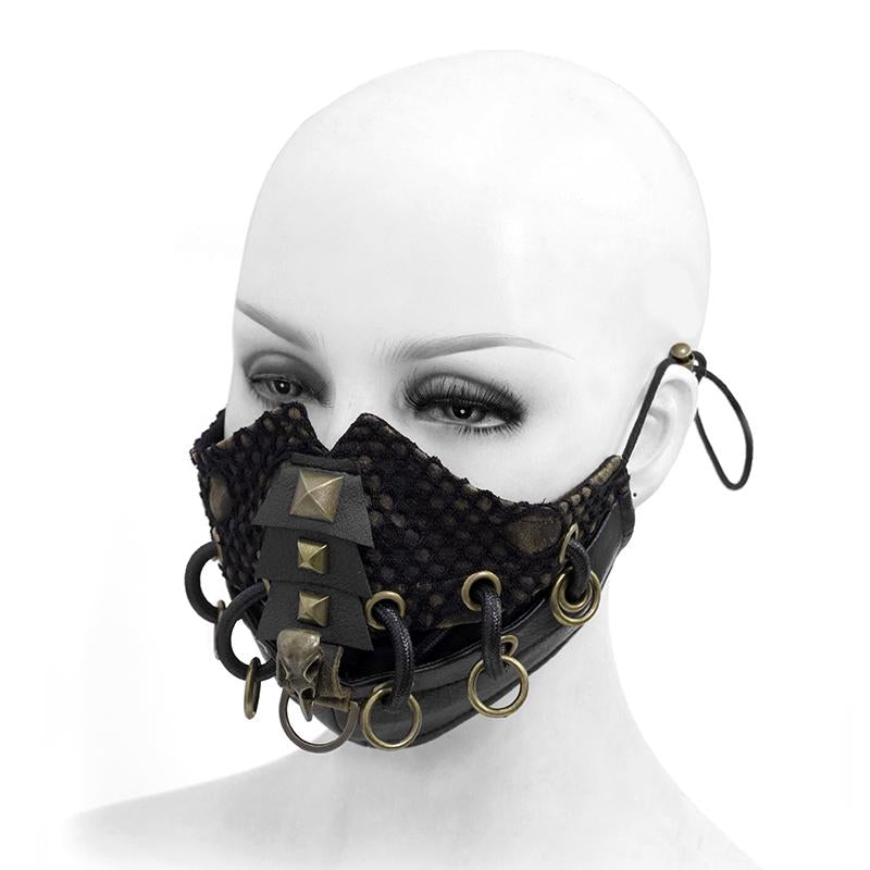 Adults' Steampunk Half Face Mask