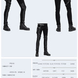 'Mondo Bizarro' Fitted Punk Trousers