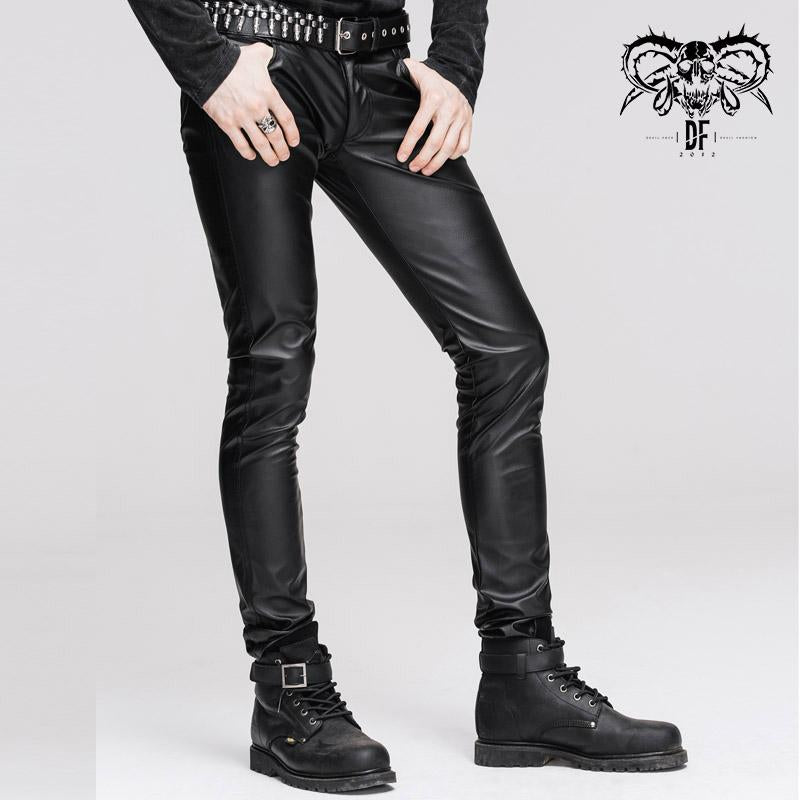 Leather biker pants in black - Balenciaga | Mytheresa