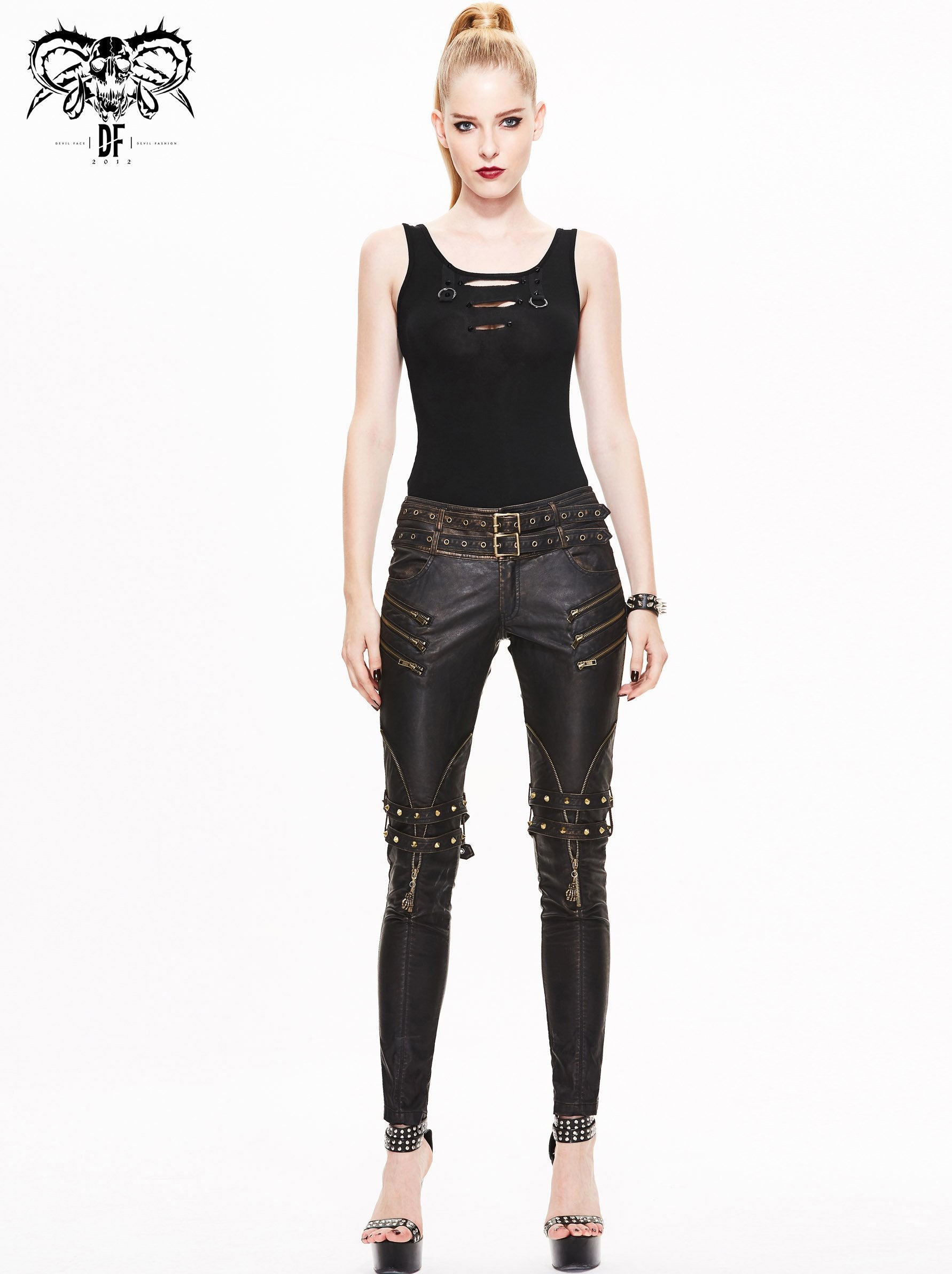 Victorian Gothic Black Trousers | SteamPunk Addiction