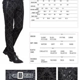 'Existentialism on Prom Night' Semi-Formal Gothic Patterned Trousers
