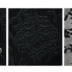 Women Pleated Palace Pattern Velveteen Lace Bell Bottomed Pants