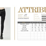 Punk Mecha Hand Painted Laced Up Legs Cool Women Pants