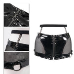 Pt129 Punk Patent Leather Sexy Shorts