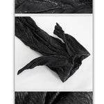 Sht067 Punk Shiny Pleated Basic Style Men Shirts