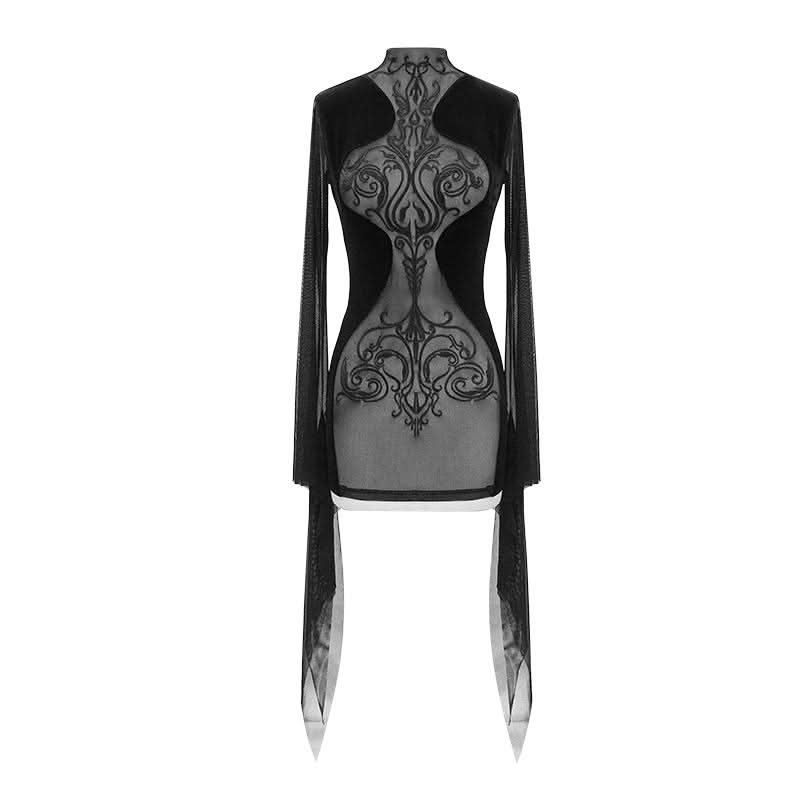 Lucretia' Semi Formal Gothic Dress | D... | DevilFashion Lucretia' Semi Formal Gothic Dress | D... | DevilFashion