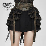 'Pendragon' Steampunk Waterfall Skirt