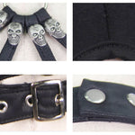Daily Life Summer Strapless Sexy Girls Punk Cotton Mini Vest With Chocker