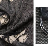 Summer Tattered Lace Up Broken Line Sleeveless Men Punk Vest