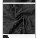Dark Fringe Chinese Frog Buttons Contrast Color Gothic Men Short Waistcoats