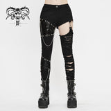 'Rift Runner' Punk Pants With Chains